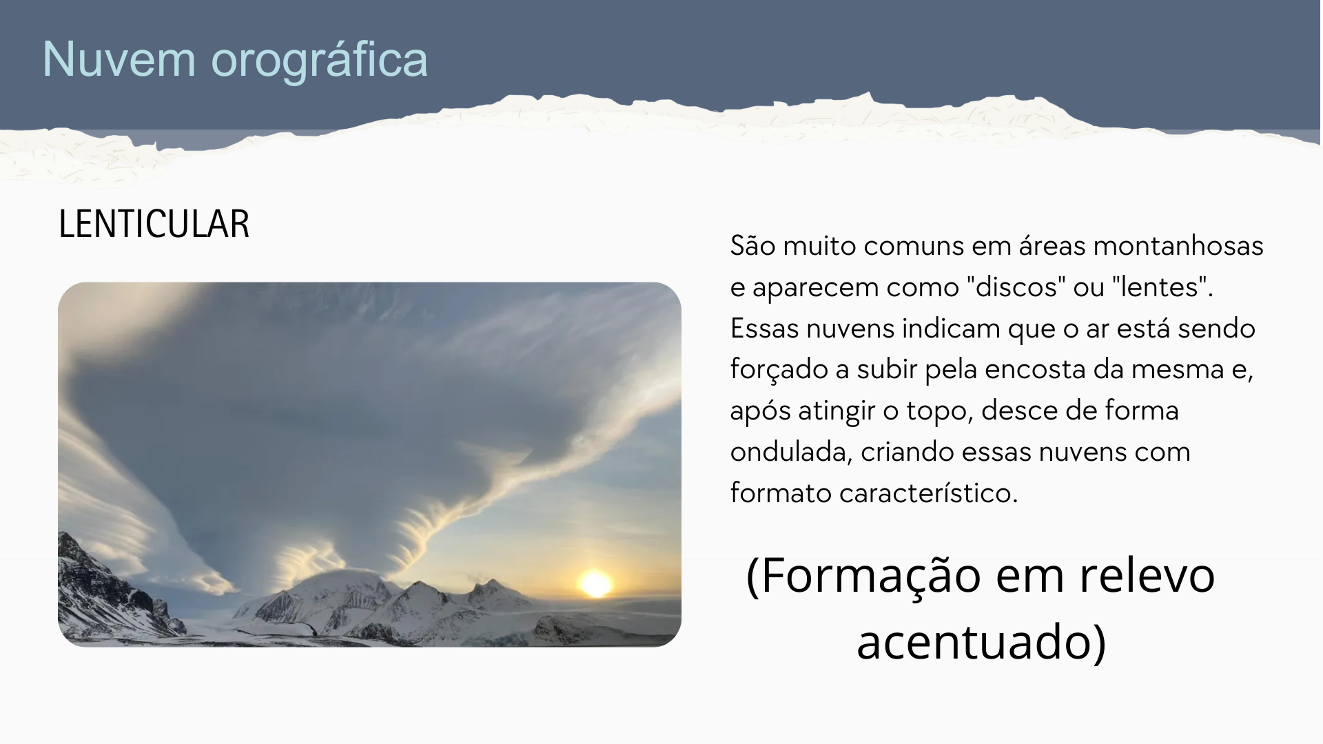 Nuvem orográfica